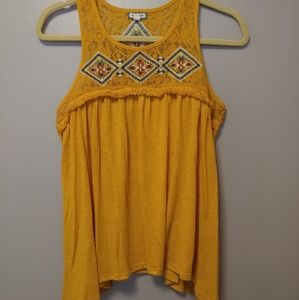 Lovely embroidered tank